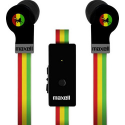 Maxell Flat Wire Rasta Handsfree In-Ear 3.5mm