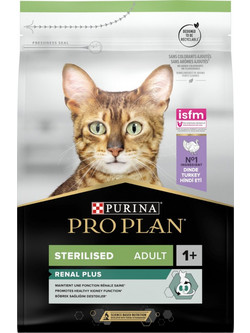 Purina Pro Plan Adult Sterilised Renal Plus with Turkey 3kg