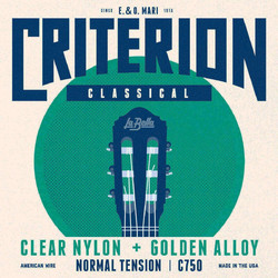 La Bella C750 Criterion Σετ 6 Χορδές Κλασικής Κιθάρας Medium Tension