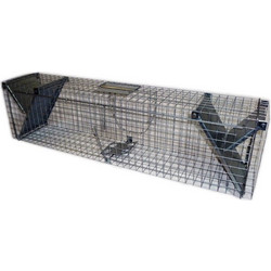 ΠΑΓΙΔΑ ΓΙΑ ΖΩΑ ΔΙΠΛΗΣ ΕΙΣΟΔΟΥ CAGE TRAP 102X20X27 ΠΑΓΙΔΑ ΓΙΑ ΖΩΑ