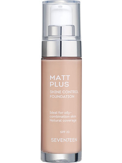 Seventeen Matt Plus 01 Light Beige Liquid Foundation SPF20 30ml