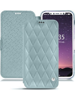 Θήκη NOREVE Δερμάτινη Πορτοφόλι NAPPA για Apple IPhone X, XS - Perpetuelle - ΜΠΛΕ PANTONE 277C - 2115TD6f