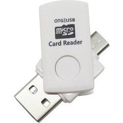Usb 2.0 Mini Card reader & OTG for MicroSD - Blister 195691