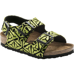 Birkenstock Milano Παιδικά Πέδιλα για Αγόρι Ανατομικά Lime 100829
