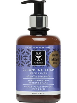 Apivita Olive & Lavender Αφρός Ντεμακιγιάζ 300ml