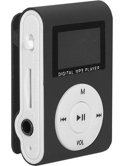 Setty Portable MP3 Player με Οθόνη 1" με Ραδιόφωνο Μαύρο