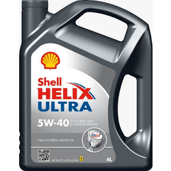 Shell Helix Ultra Συνθετικό Λάδι Αυτοκινήτου 5W-40 4lt