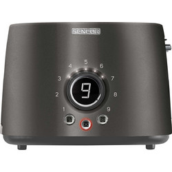 Sencor Metallic STS 6058BK Φρυγανιέρα 2 Θέσεων 1000W