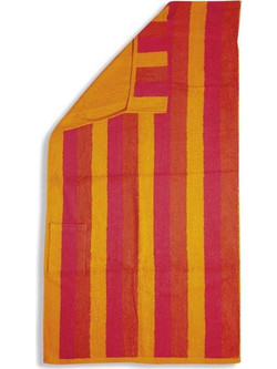 Dimcol Πετσέτα Θαλάσσης Κόκκινη Πορτοκαλί 80x160cm 2020
