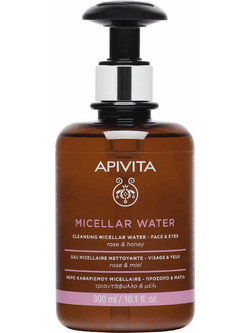 Apivita Rose & Honey Micellar Water Ντεμακιγιάζ 300ml