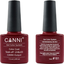 Canni 181 Raspberry Red Ημιμόνιμο Βερνίκι Νυχιών 7.3ml