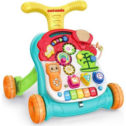 KikkaBoo Walk And Learn 3in1 Περπατούρα 12m+ Πράσινη