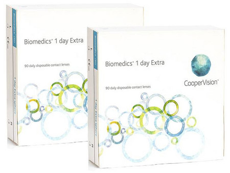 Cooper Vision Biomedics Extra Ημερήσιοι Φακοί Επαφής Υδρογέλης 180τμχ
