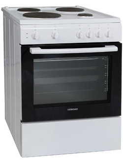 Eskimo ES 4070W Κουζίνα Ηλεκτρική 72lt με Εμαγιέ Εστίες 60cm
