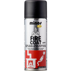 Minos Fire Coat Σπρέι Θερμοκρασίας Ανθρακί 400ml