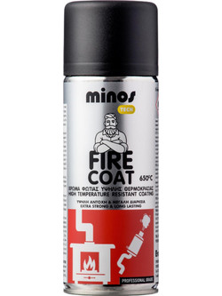 Minos Fire Coat Σπρέι Θερμοκρασίας Ανθρακί 400ml