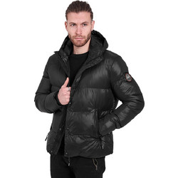 Ice Tech Ανδρικό Μπουφάν Χειμωνιάτικο Puffer Μαύρο G901
