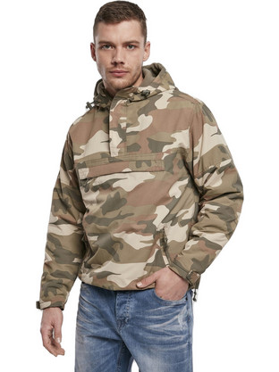 Brandit Ανδρικό Μπουφάν Pullover Αντιανεμικό Μπεζ BD3001.107.S