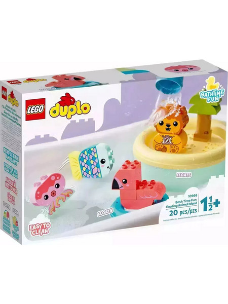 Lego Duplo Bath Time Fun Floating Animal Island για 1,5+ Ετών 10966