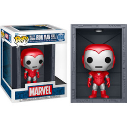 Funko Pop! Hall Of Armor Iron Man Model 8 Silver Centurion 1038 Marvel Exclusive