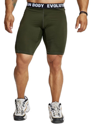 Evolution Body Ανδρικό Κολάν Ποδηλατικό Χακί EVO-FIT 2556