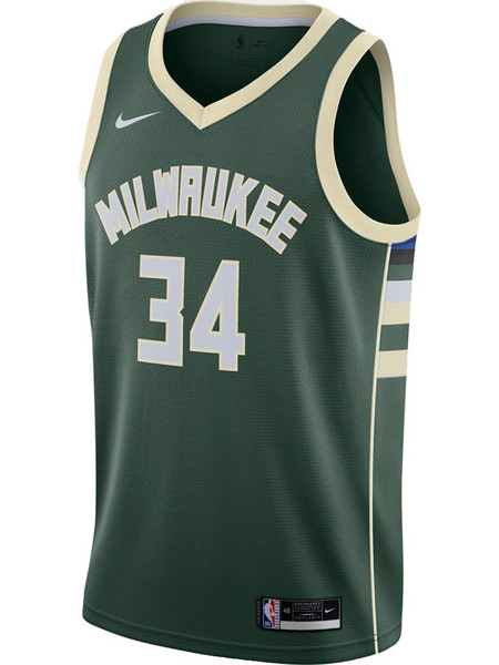 Nike Giannis Antetokounmpo Milwaukee Bucks Icon Edition 2020 Φανέλα Μπάσκετ CW3672-329