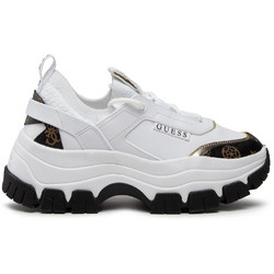 Guess Braydin Γυναικεία Sneakers Chunky Λευκά FL8BYDSMF12-WHIBR