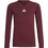Adidas Team Base Ισοθερμική Παιδική Μπλούζα Μακρυμάνικη Μπορντό GN7510