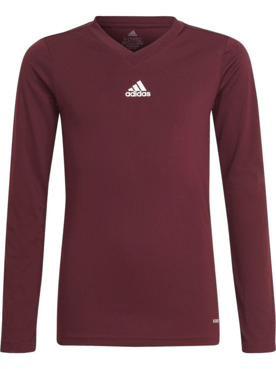 Adidas Team Base Ισοθερμική Παιδική Μπλούζα Μακρυμάνικη Μπορντό GN7510