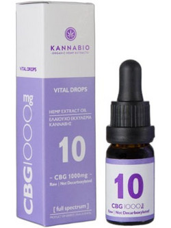 Kannabio Vital Drops 10 CBG 1000mg 10ml