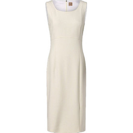 Hugo Boss Midi Καλοκαιρινό Καθημερινό Φόρεμα Λευκό 50488425-118