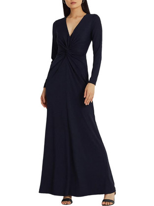 Lauren Ralph Lauren Βραδινό Φόρεμα Μαύρο 253855243003