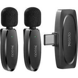 Yesido KR13 Dual Σετ 2 Μικρόφωνα Πέτου USB-C