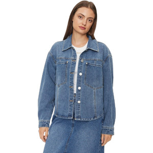 Vero Moda Γυναικείο Μπουφάν Τζιν Μακρύ Γαλάζιο 10294181 Vero Moda Γυναικείο Μπουφάν Τζιν Μακρύ Γαλάζιο 10294181