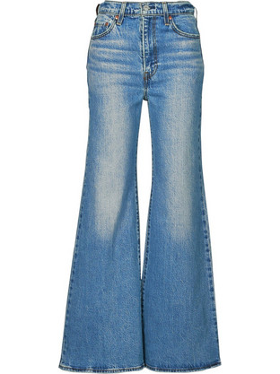 Levi's Ψηλόμεσο Γυναικείο Τζιν Παντελόνι Loose Εφαρμογή Καμπάνα Μπλε A7503-0009