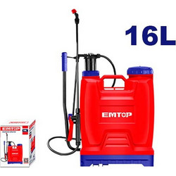 Emtop ESPP41602 Ψεκαστήρας Πλάτης 16lt