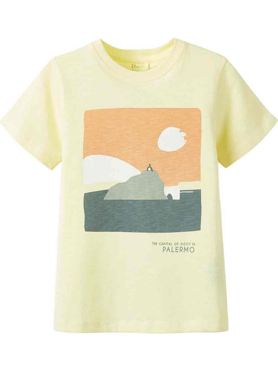 Zippy Παιδικό T-Shirt Κοντομάνικο Κίτρινο ZKBAP030324004