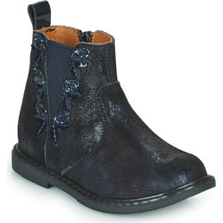 GBB Cassy Παιδικά Μποτάκια Navy Μπλε Suede Chelsea με Φερμουάρ AG301-12