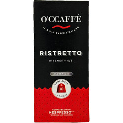 O'Ccaffe Κάψουλες Espresso Ristretto Συμβατές με Μηχανή Nespresso 10τμχ