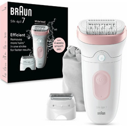 Braun Silk-epil 7 Σετ Αποτριχωτικής Μηχανής Σώματος & Μπικίνι Wet & Dry 7-030