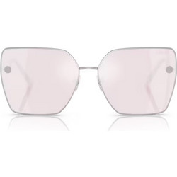 Versace VE2270D 10007V Γυναικεία Γυαλιά Ηλίου Πεταλούδα Μεταλλικά Ασημί με Ροζ Polarized Φακό