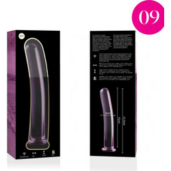 Ibiza Nebula Series 09 Borosilicate Γυάλινο Dildo 15.5cm Ροζ