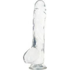Toyz4lovers Real Rapture Natural Living Fire Passion Extra XLarge Ρεαλιστικό Dildo με Βεντούζα & Όρχεις Clear
