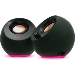 Creative Pebble Pro Ηχεία Υπολογιστή 2.0 20W με Bluetooth Black Red