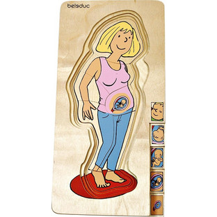 Παιδικό Puzzle Beleduc Ξύλινο Εγκυμοσύνη 27 Κομμάτια