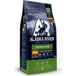 Alaska River Adult Small & Mini Breed Grain Free with Chicken & Lamb 6kg