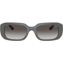 Vogue VO5565S 31258G Ανδρικά Γυαλιά Ηλίου Ορθογώνια Κοκάλινα Γκρι με Μαύρο Degradee Φακό