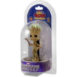 Neca Marvel Guardians Of The Galaxy Dancing Potted Groot Solar Powered Body Knocker 15cm