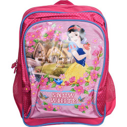 SunCe Snow White Σχολική Τσάντα Πλάτης Δημοτικού Ροζ SWH-5012
