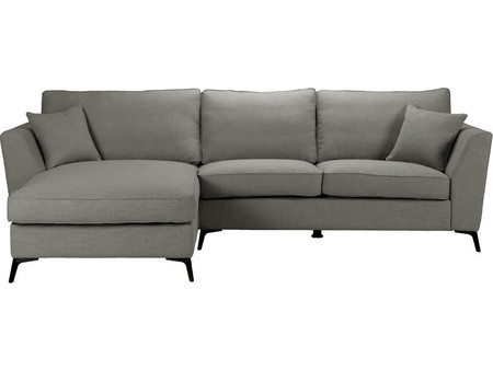 Liberta Boel Γωνιακός Καναπές Αριστερή Γωνία Γκρι 280x170x92cm 71-0164